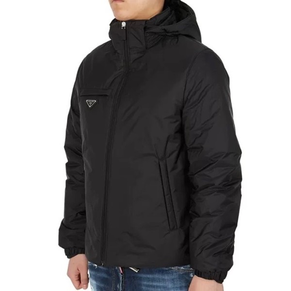 ✨프라다 남성 블랙 다운 자켓 - Prada Mens Black Jackets - pra02859x
