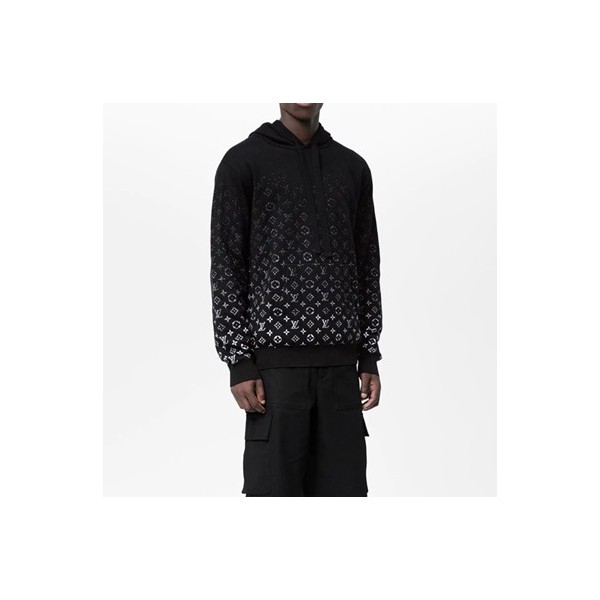 ✨루이비통 남자 베이직 블랙 후드티 - Louis vuitton Mens Black Hoodie - lou05322x