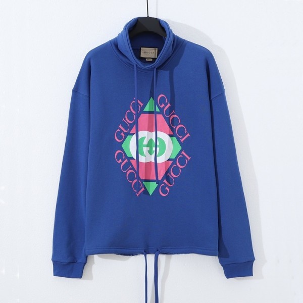 ✨구찌 남/녀 트렌디 블루 후드티 -  Gucci Unisex Blue Hoodie - guc05275x