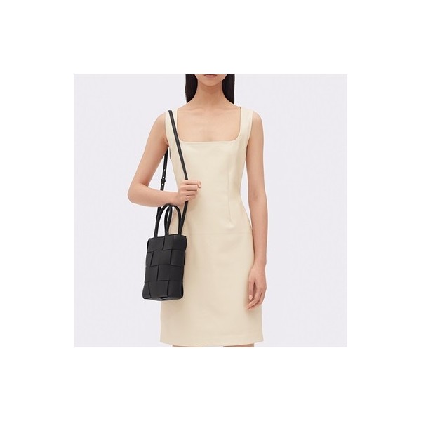 ✨보테가베네타 여성 블랙 미니 카세트백 - Bottaga Veneta Womens Black Cassette Bag - bv0442x