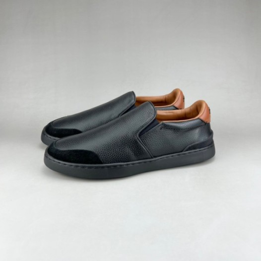 ❤에르메네질도 제냐 남성 블랙 로퍼 - Ermenegildo Zegna Mens Black Loafer - zeg0408x
