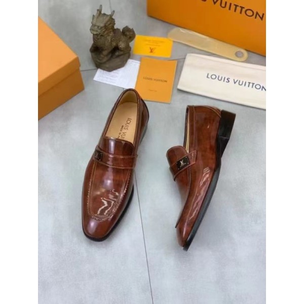 ✨루이비통 남성 모던 카멜 로퍼 - Louis vuitton Mens Camel Loafer - lou05334x