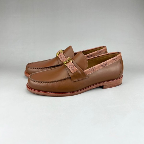 ✨루이비통 남성 모던 카멜 로퍼 - Louis vuitton Mens Camel Loafer - lou05336x