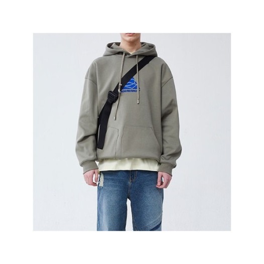 ❤아더에러 남/녀 클래식 그레이 후드티 - ADER Unisex Gray Hoodie - ade0119x