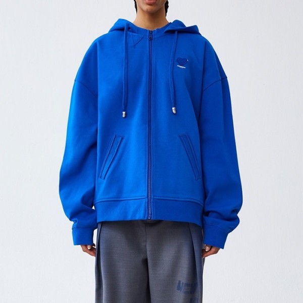 ✨아더에러 남/녀 블루 집업 후드티 - ADER Unisex Blue Hoodie - ade0120x