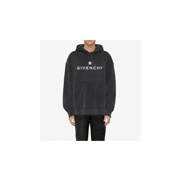 ✨지방시 남성 유니크 블랙 후드티 - Givenchy Mens Black Hoodie - giv0896x