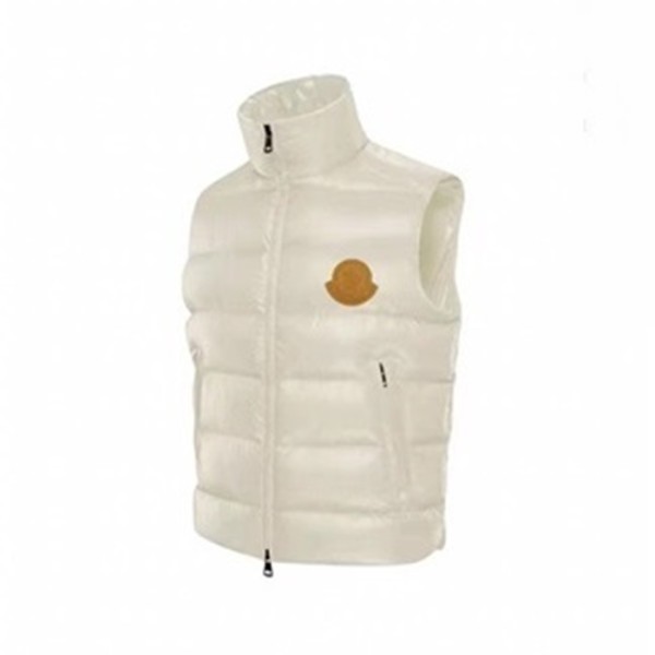 ✨몽클레어 남성 화이트 덕다운 베스트 - Moncler Mens White Vest - moc02553x