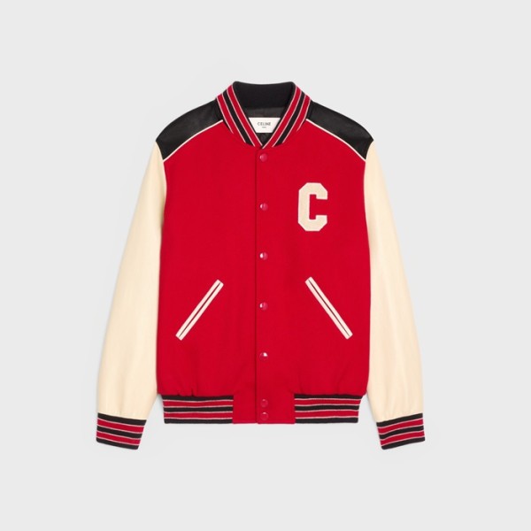 ✨셀린느 남/녀 캐쥬얼 레드 자켓 - Celine Unisex Red Jackets - cel0519x