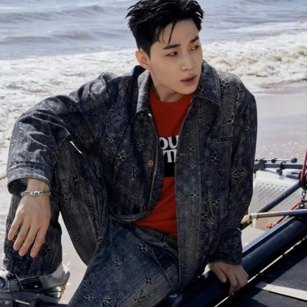 ✨루이비통 남성 캐쥬얼 블루 자켓 - Louis vuitton Mens Blue Jackets - lou05352x