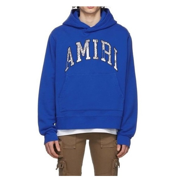 ✨아미리 남성 블루 후드티 - Amiri Mens Blue Hoodie - amr0390x