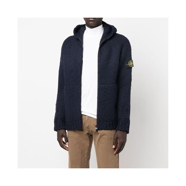 ✨스톤아일랜드 남성 블랙 후드티 - Stone Island Mens Black Hoodie - sto0515x