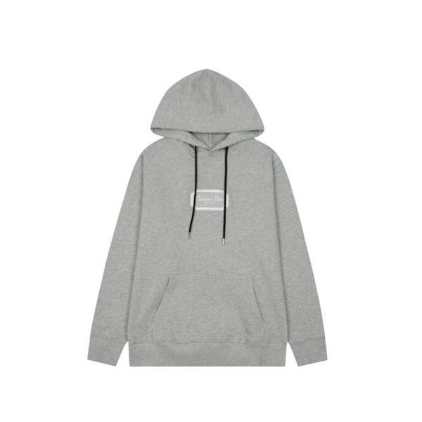 ✨디올 남자 캐쥬얼 그레이 후드티 - Dior Mens Gray Hoodie - dio02193x