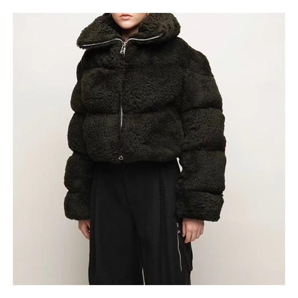 ✨보테가베네타 여성 블랙 덕다운 패딩 - Bottega Veneta Womens Black Padding - bv455x