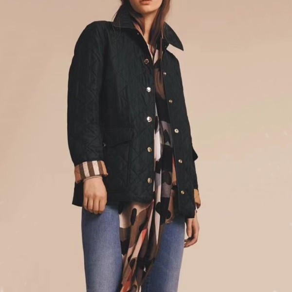 ✨버버리 여성 블랙 다운 자켓 - Burberry Womens Black Jackets - bur04564x