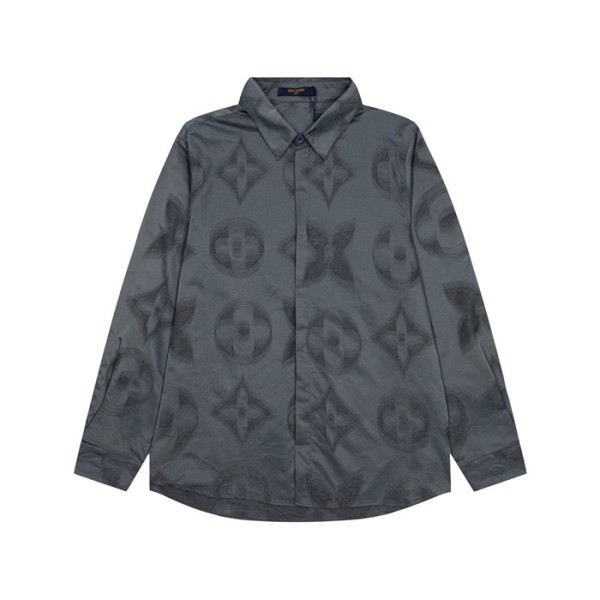 ✨루이비통 남성 이니셜 다크그레이 셔츠 - Louis vuitton Mens Dark Gray Tshirts - lv006x