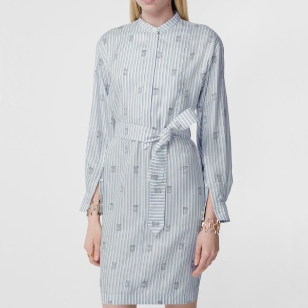 ✨버버리 여성 블루 셔츠 - Burberry Womens Blue Tshirts - bur04584x