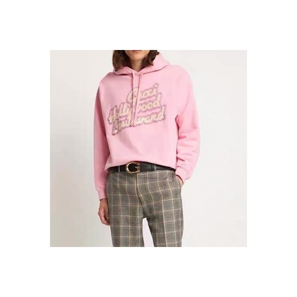 ✨구찌 남/녀 트렌디 핑크 후드티 -  Gucci Unisex Pink Hoodie - gu0013x