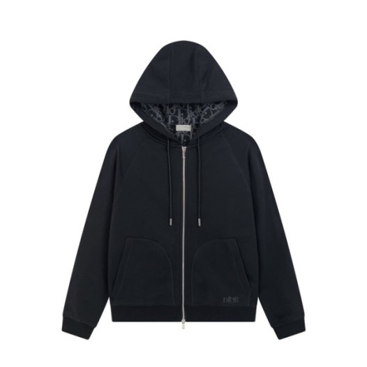 ❤디올 남자 블랙 집업 후드티 - Dior Mens Black Hoodie - dio02202x