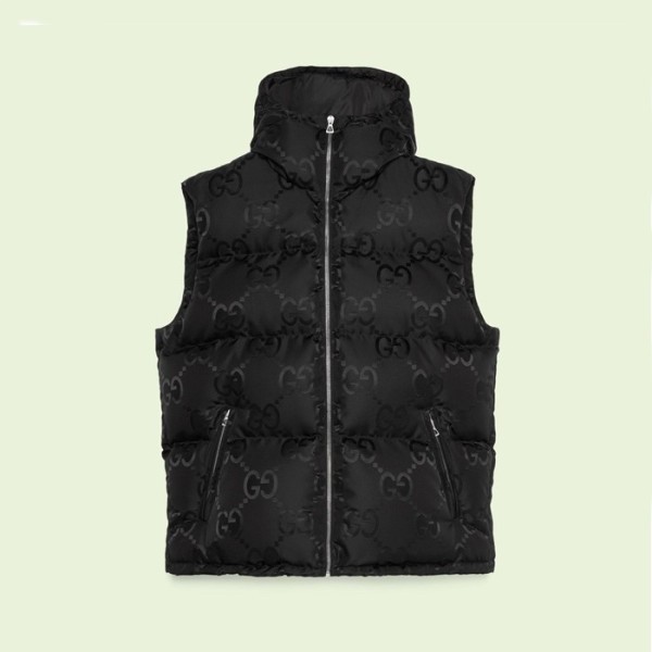 ✨구찌 남/녀 블랙 구스다운 베스트 - Gucci Unisex Black Vest - gu23x