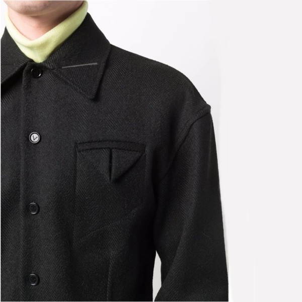 ✨보테가베네타 남성 블랙 셔츠 - Bottega veneta Mens Black Shirts - bot0458x