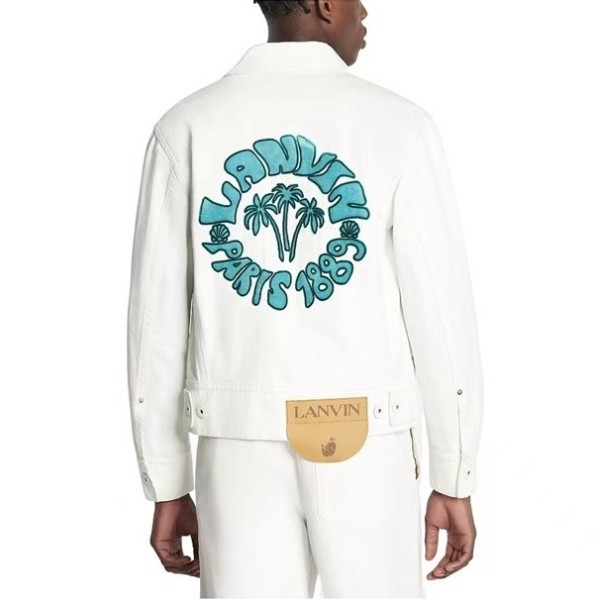 ✨랑방 남성 화이트 자켓 - LANVIN Mens White Jackets - lan34x