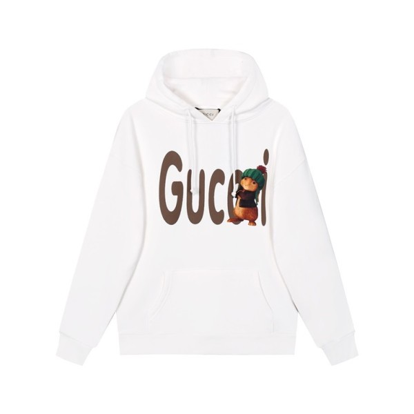 ✨구찌 남/녀 트렌디 화이트 후드티 -  Gucci Unisex White Hoodie - gu0030x