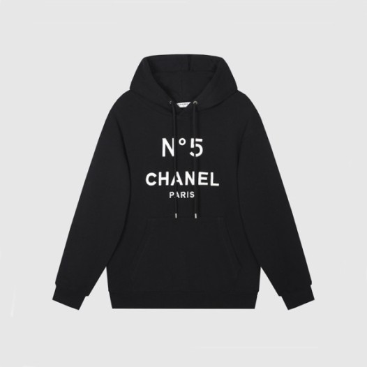 ❤샤넬 남/녀 캐쥬얼 블랙 후드티 - Chanel Unisex Black Hoodie - ch0011x