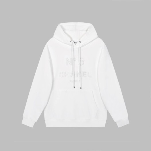 ❤샤넬 남/녀 캐쥬얼 화이트 후드티 - Chanel Unisex White Hoodie - ch0012x