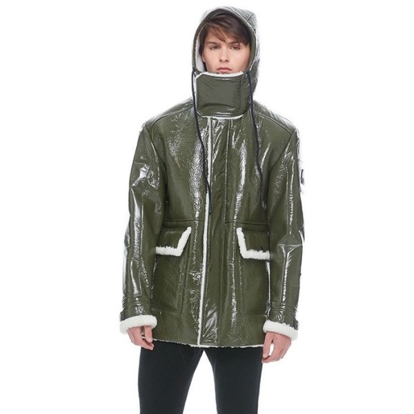 ✨무스너클 남성 그린 무스탕 - Moose Knuckle Mens Green Mustang - moo0121x