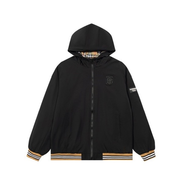 ✨버버리 남성 블랙 후드 자켓 - Burberry Mens Black Jackets - bur04603x