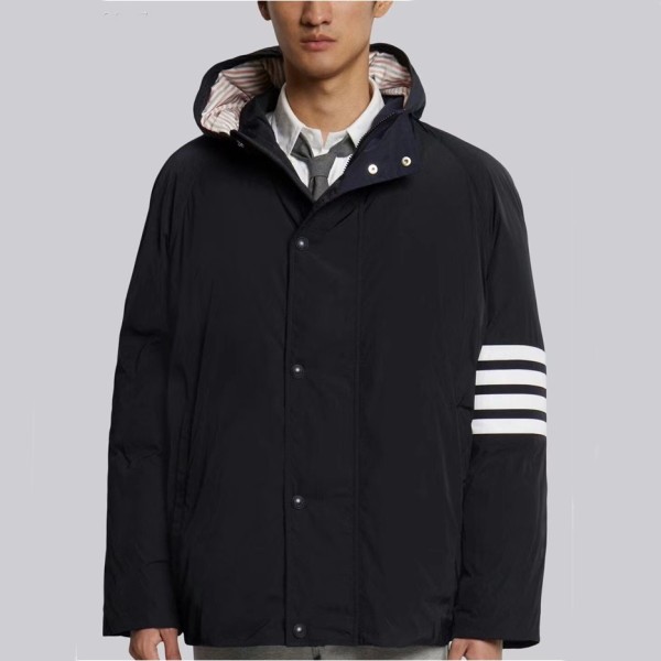 ✨톰브라운 남성 네이비 다운 패딩  - Thom Browne Mens Navy Padding - thom0673x