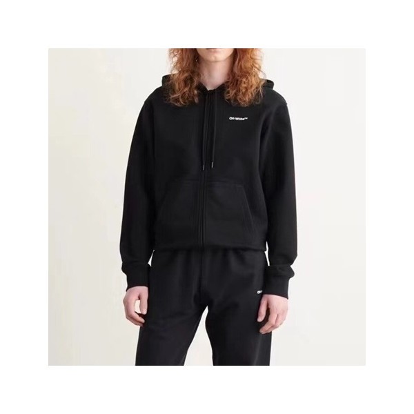 ✨오프화이트 남성 캐쥬얼 블랙 후드티 - Off-white Mens Black Hoodie - off0879x