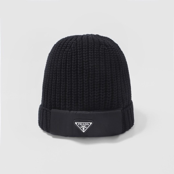 ✨프라다 남/녀 블랙 비니  - Prada Unisex Black Beanie - pr17x