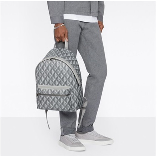 ❤디올 남성 다이아몬드 그레이 백팩 - Dior Mens Gray Back Pack - dio02230x