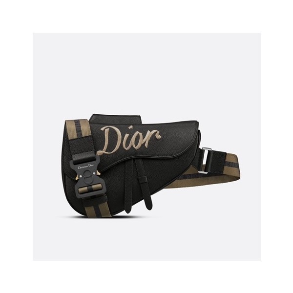 ✨디올 남성 블랙 새들백 - Dior Men Black Saddle Bag - dio02333x