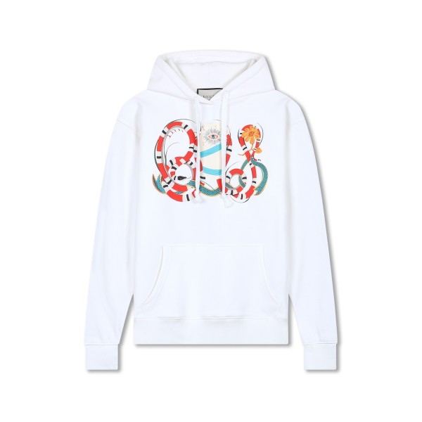 ✨구찌 남/녀 트렌디 화이트 후드티 -  Gucci Unisex White Hoodie - gu48x