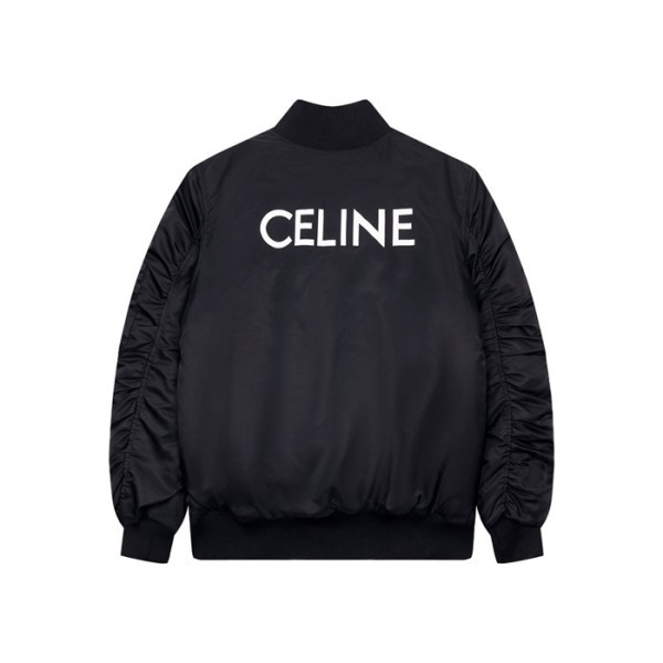 ✨셀린느 남/녀 블랙 다운 자켓 - Celine Unisex Black Jackets - cel0537x