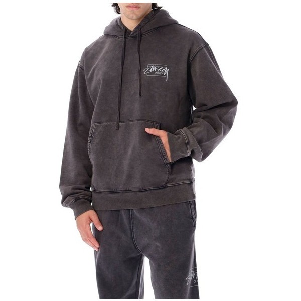 ✨스터시 남성 블랙 후드티 - Stussy Mens Black Hoodie - stu02x