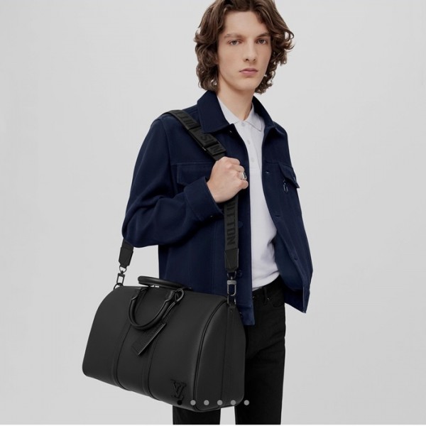✨루이비통 남성 블랙 키폴 - Louis vuitton Mens Black Keepall - lv138x