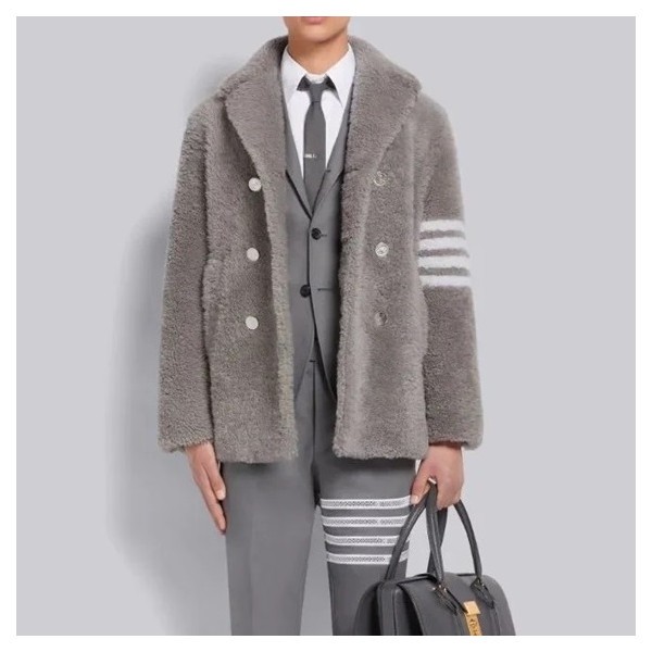 ✨톰브라운 남성 그레이 자켓 - Thom Browne Mens Gray Jackets - th12x