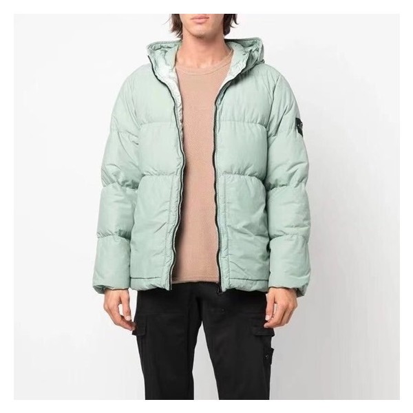 ✨스톤아일랜드 남성 민트 구스다운 패딩 - Stone Island Mens Mint Padding - sto0530x