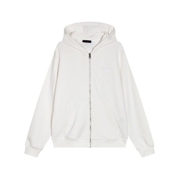✨루이비통 남자 화이트 집업 후드티 - Louis vuitton Mens White Hoodie - lv149x
