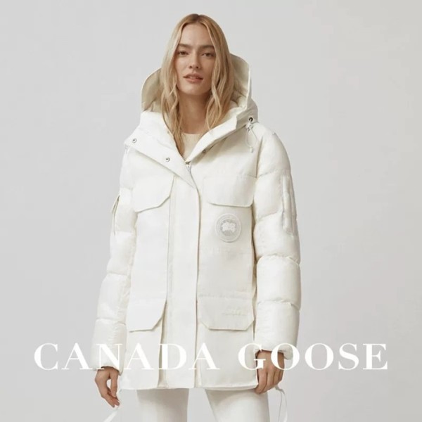 ✨캐나다구스 남/녀 화이트 덕다운 자켓 - Canada goose Unisex White Jackets - can405x