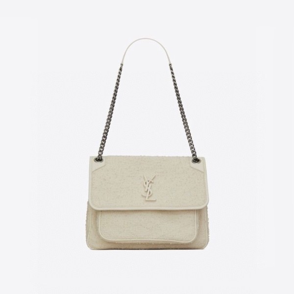 ✨입생로랑 여성 화이트 숄더백 - Saint Laurent Womens White Shoulder Bag - ysl219x