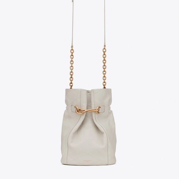 ✨입생로랑 여성 화이트 버킷백 - Saint Laurent Womens White Bucket Bag - ysl287x