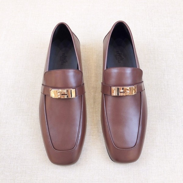 ✨에르메스 남성 시그니처 브라운 로퍼 - Hermes Mens Brown Loafer - her920x