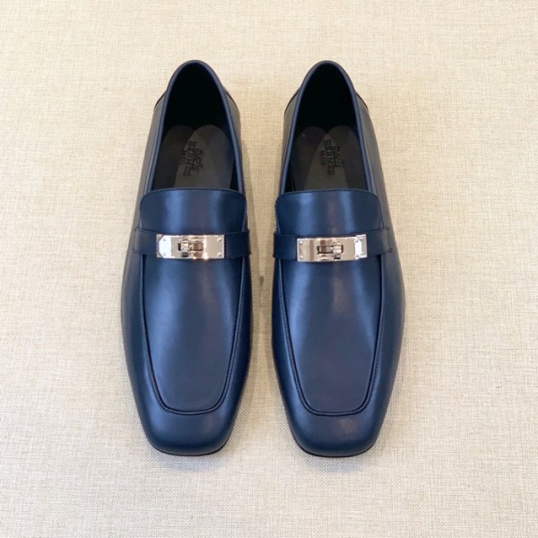 ✨에르메스 남성 시그니처 블루 로퍼 - Hermes Mens Blue Loafer - her928x