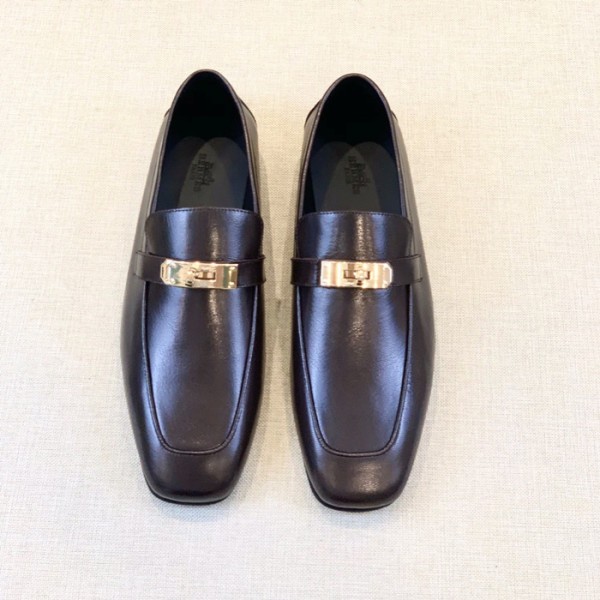 ✨에르메스 남성 시그니처 브라운 로퍼 - Hermes Mens Brown Loafer - her922x