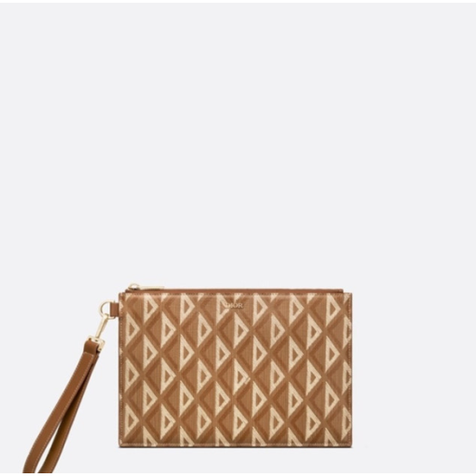 ❤디올 남성 카멜 다이아몬드 클러치 - Dior Mens Camel Clutch - di66x