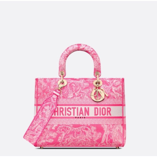 ❤디올 여성 핑크 레이디백 - Dior Womens Pink Lady Bag - di87x